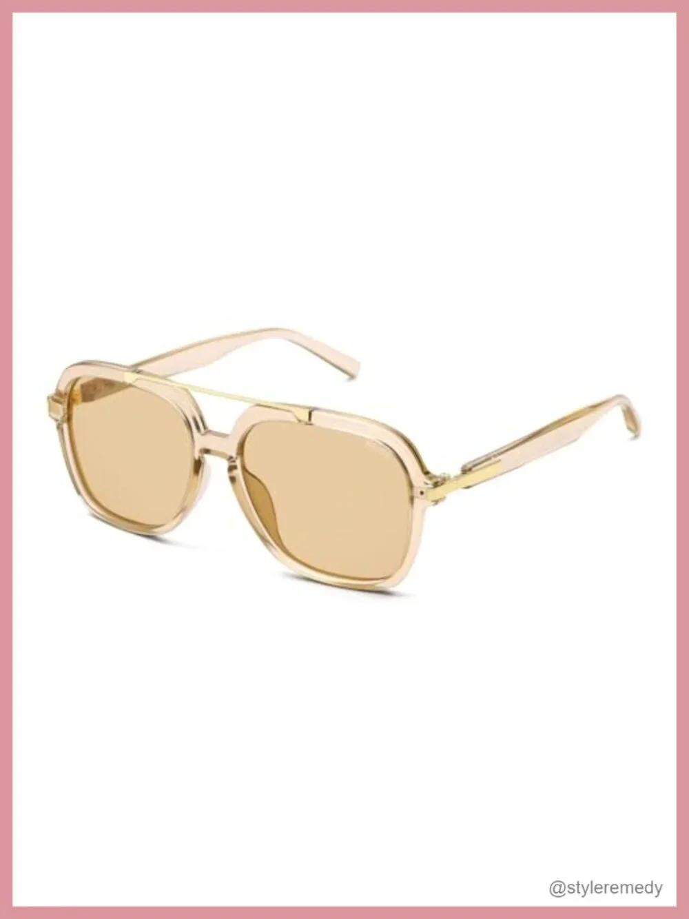 Polarized Aviator Sunglasses, Retro Square UV400 Protection, Unisex